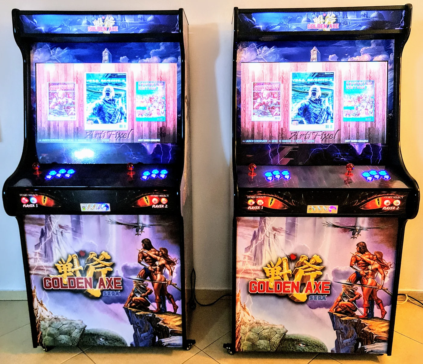 זוג מכונות GOLDEN AXE — 13.09.2021
